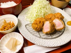 ルイビ豚 ヒレカツ定食180g ごはん付き