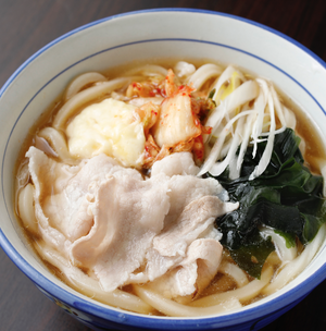 豚キムチーズうどん