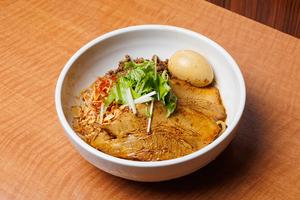 汁なし味玉豚バラ担々麺(白ごま)