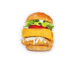単品厚焼き玉子チキンバーガー