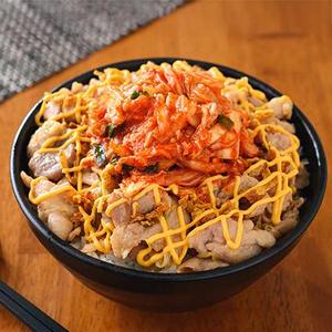 キムチーズガリバタ豚丼並(お肉200g)
