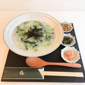 とろりあったか出汁がゆ小松菜入り (冷却ジェルシート付き