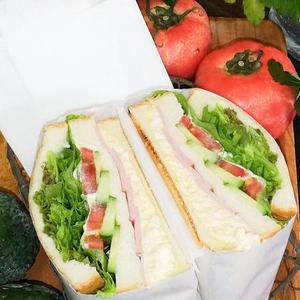 ハムたまごサラダサンド Ham Egg Salad Sandwich