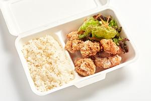 白から弁当