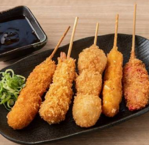 串揚げ5本セット Grilled Skewers 5 sets
