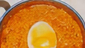 エッグキーマカレー