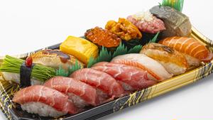 選抜極上にぎり(1人前)Best Sushi (1 serving)
