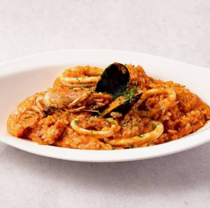海の幸のトマトリゾット Tomato risotto with seafood