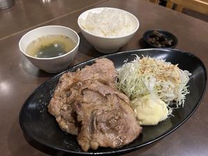 焼豚(みそ焼)定食 Grilled Pork (Miso Grill) Set Meal