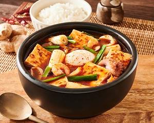 ★ヘルシーピリ辛鍋スンドゥブチゲ＆ライスセット Sundubu-jjigae＆Rice