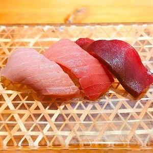 本マグロ味比べ3貫握り