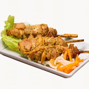 焼き鳥肉串(Grilled chicken skewers)