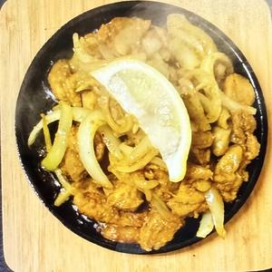 タンドリーチキン鉄板焼き