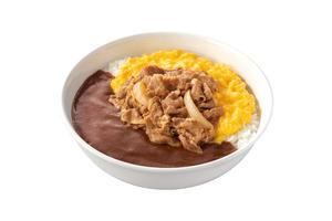 牛オム黒カレー