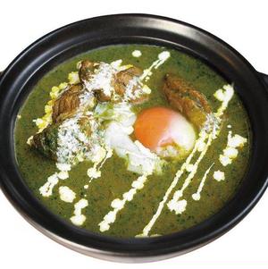 ほうれん草とチキンと玉子のカレー