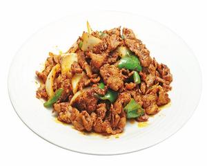 羊肉の炒め物クミン風味