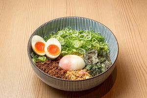 味玉トッピング九条葱まぜそば