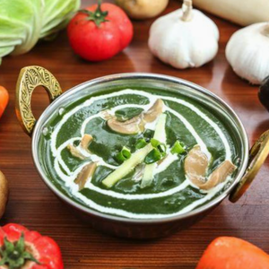 パラクマッシュルームカレー Palak Mushroom curry