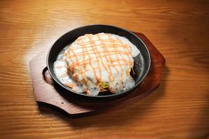 明太子チーズお好み焼き