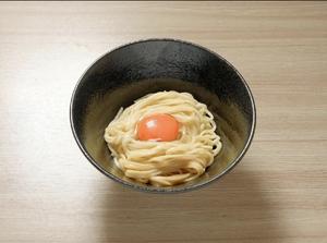 濃厚卵の釜玉油そば