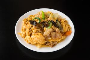 豚肉きくらげ玉子 Pork with Cloud Ear Mushroom and Egg