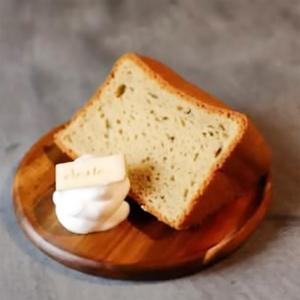 バナナとオレンジのシフォンケーキ