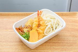 海老天2本＆ちくわ天弁当 並盛