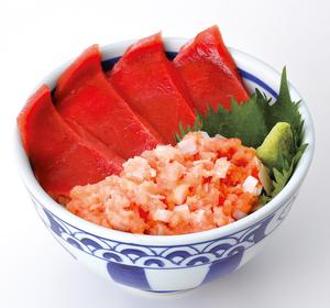 ねぎとろ鉄火丼