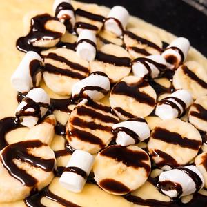 チョコバナナマシュマロ【ホットクレープ】