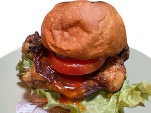 もも肉ジャークチキンバーガー
