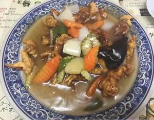 酢豚弁当 (豚肉甘酢あんかけ)