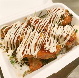 唐揚げ辛味味噌丼(5個)