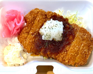 ● 【計500gOVER！】柔らか手作りロースカツ 和風おろしソース ライスセット ※ソース別もり