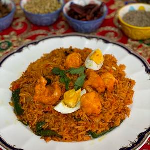 海老ビリヤニ Prawn Biryani