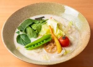 ヴィーガンラーメン豚骨味 並盛り
