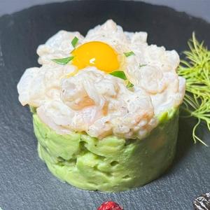 アボカドとエビタルタル