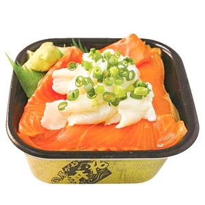 サーモン縁側丼 サーモン、縁側