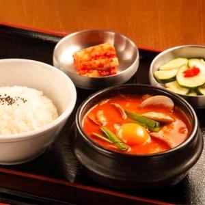 純豆腐チゲ定食