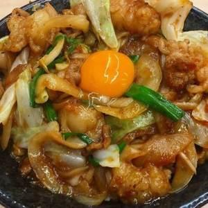 スタミナホルモン丼 horumon don