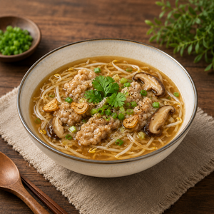しいたけ肉羹スープラーメン