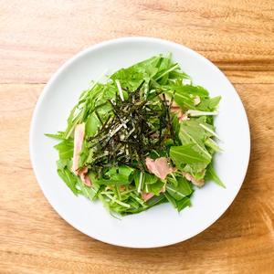 みづ菜サラダ Potherb mustard Salad