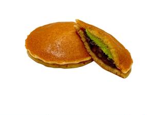グルテンフリー＆ヴィーガンどら焼き(抹茶あんこ)