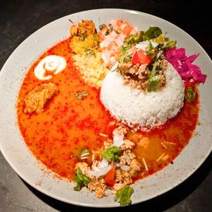 C 鶏豚キーマ+副菜