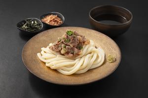 (冷)黒毛和牛の極太おうどん