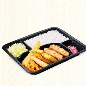 かつ庵 ぷりっぷり海老かつと野菜フライ弁当