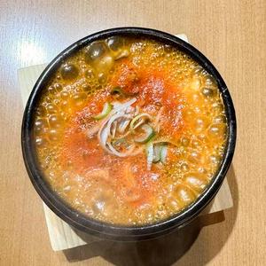 チーズ純豆腐チゲ ごはん付き Cheese Pure Tofu Jjigae with Rice
