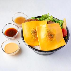 ダブルチーズハンバーグライスボウル