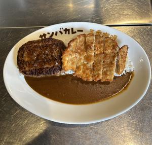 ロースとんかつコンボカレー Pork loin cutlet ＆ Hamburg steak curry