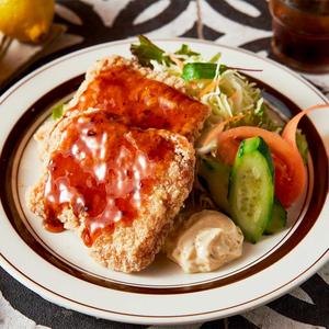 昼限定|さくさくチキン南蛮定食 1枚 Chicken Nanban Set (1pc)
