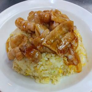 豚バラチャーハン
